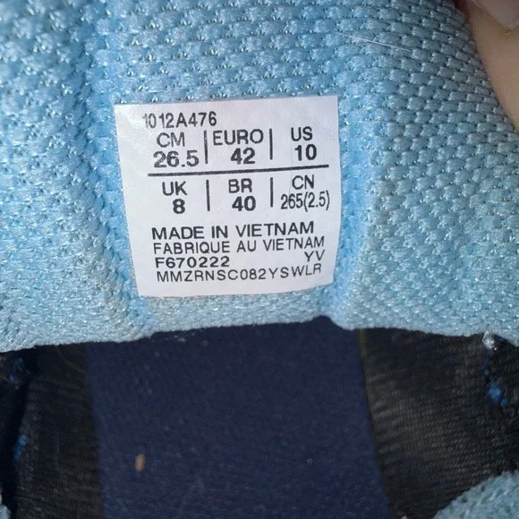 ASICS Gel Venture 7 Trail Running Shoes Blue Pink Womens Size 10 - Picture 5 of 6